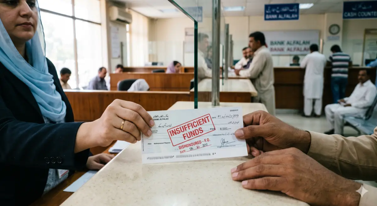 Dishonoured cheque - Section 489-F PPC cheque bounce case in Pakistan