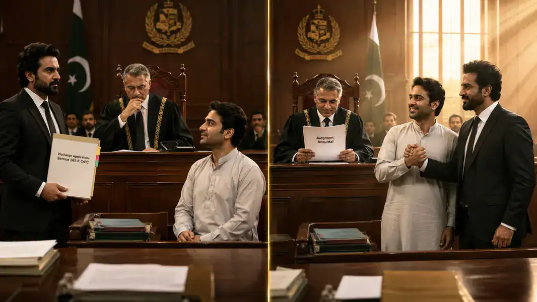 Discharge vs acquittal in Pakistan Section 265-K CrPC vs final judgment comparison Balochistan