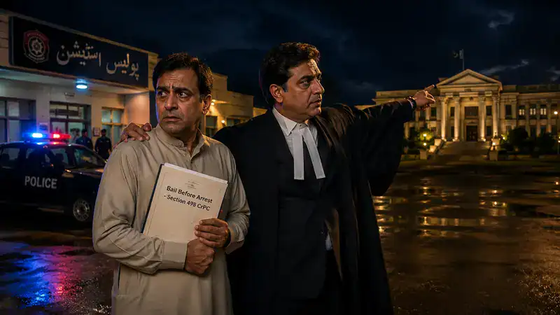 Pre-arrest bail in Pakistan emergency bail before arrest under Section 498 CrPC Balochistan lawyer