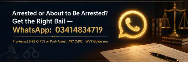 Arrested or about to be arrested Get the right bail MK Legal Hub WhatsApp 03414834719