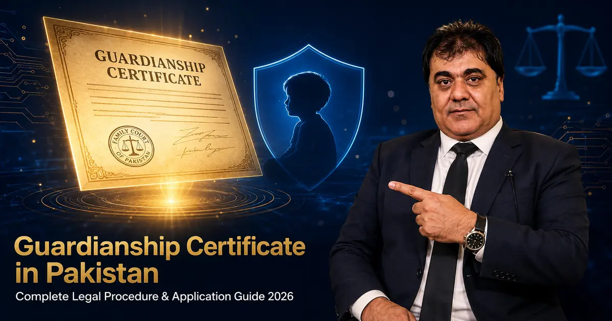 Guardianship certificate in Pakistan complete procedure guide family law minor child